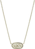 Kendra Scott Elisa Pendant Necklace - Elegant Gold-Plated Jewelry