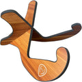Sapele Wood X-Frame Guitar Stand - Securely Holds All Guitars