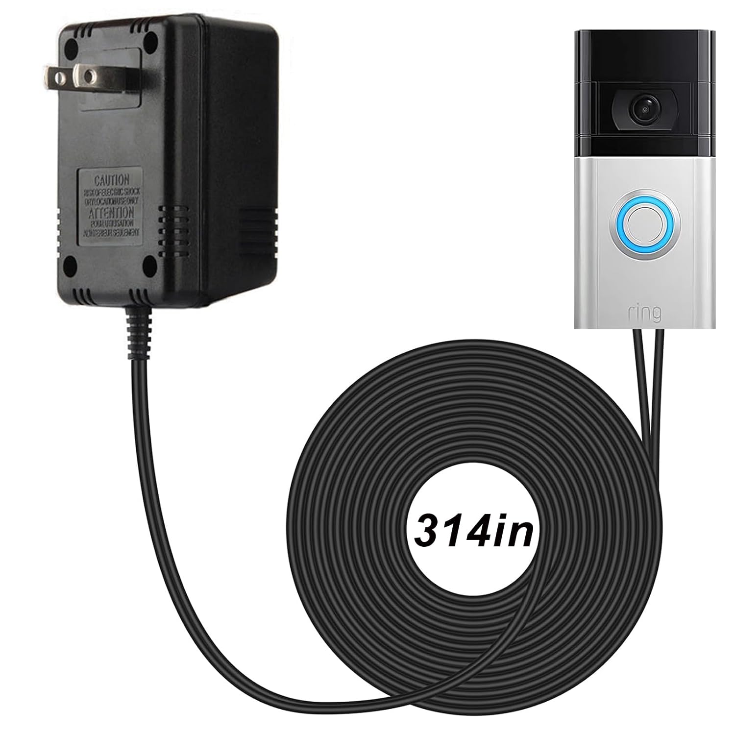 Power Your Video Doorbell 24/7 with Ousaly Adapter
