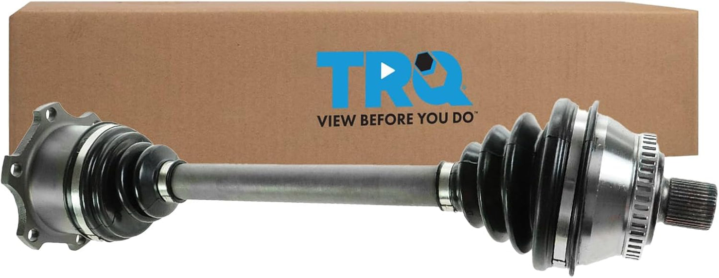TRQ Front Left CV Axle Shaft Assembly for Audi and Volkswagen