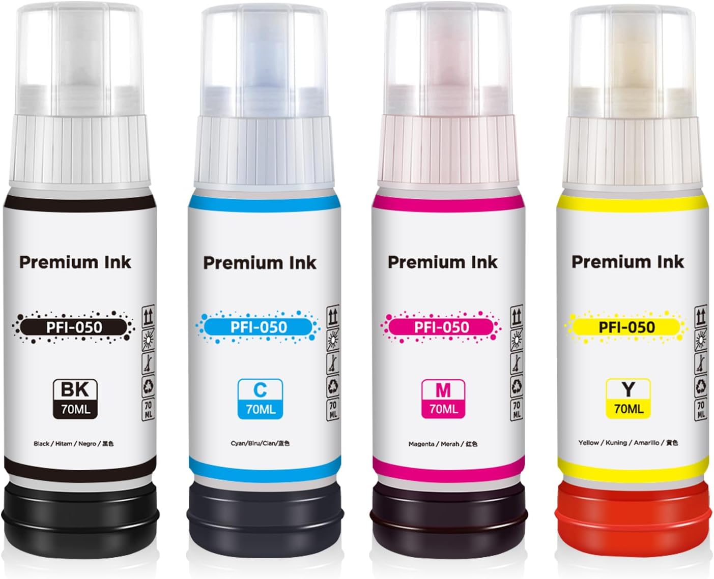PFI050 Pigment Ink Tank Set Replacement for Canon Printers