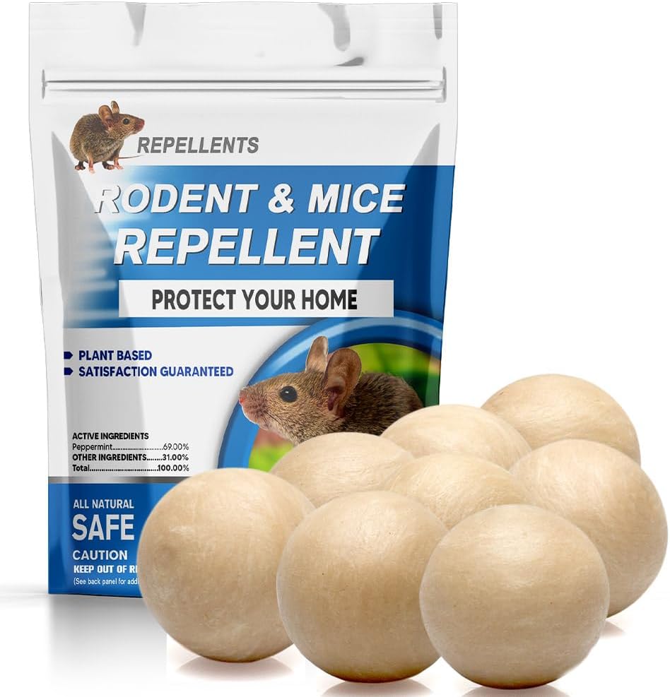 Effective Rodent Repellent Indoor with Peppermint Oil for Mice