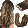 GOO GOO Tape in Hair Extensions Human Hair 20in 40pcs - Silky Balayage
