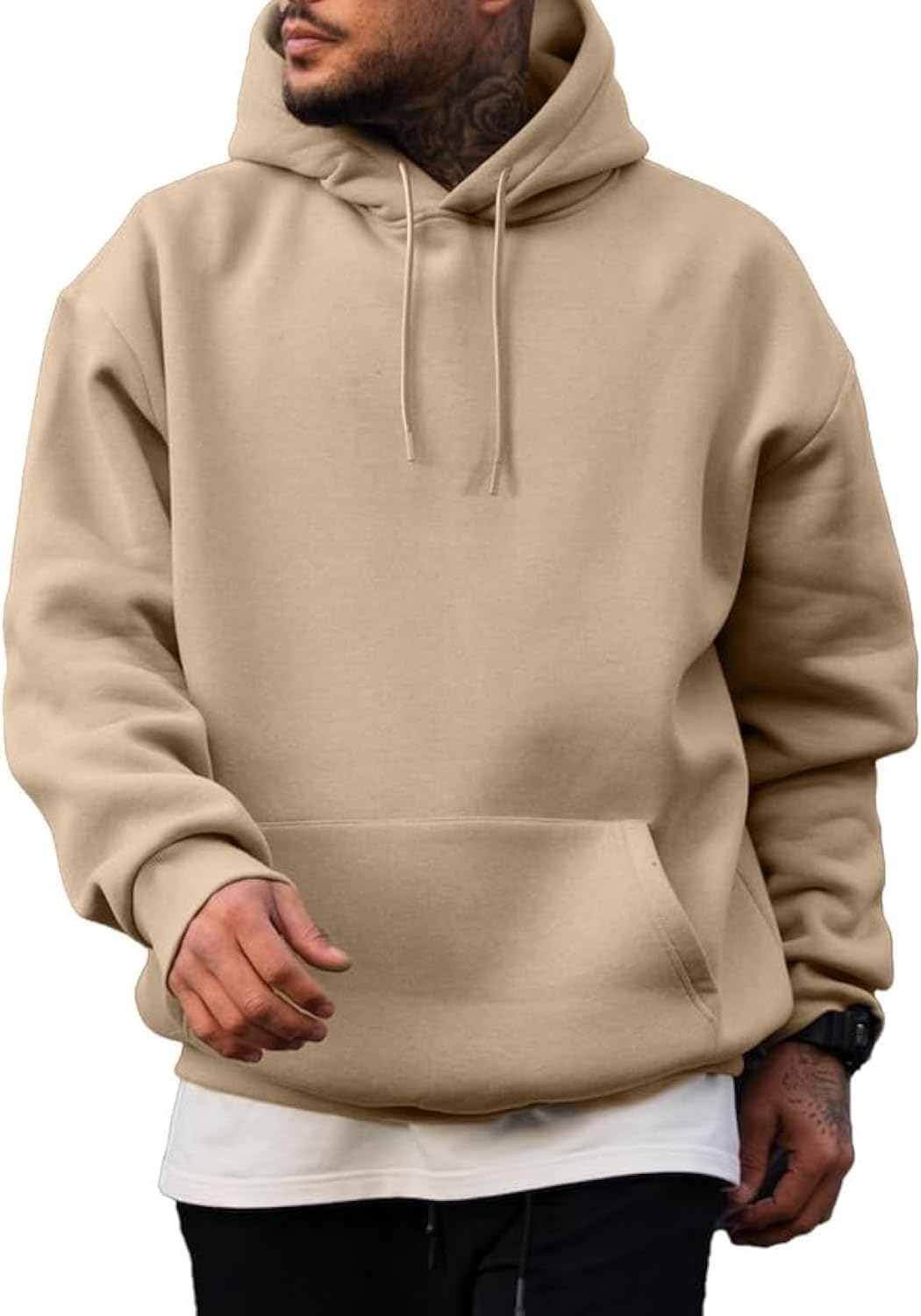 JMIERR Mens Cozy Hooded Pullover