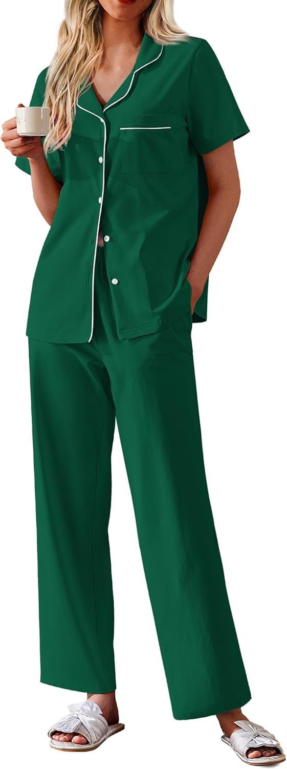 Ekouaer Women's Cotton Pajamas Set for Ultimate Comfort and Style