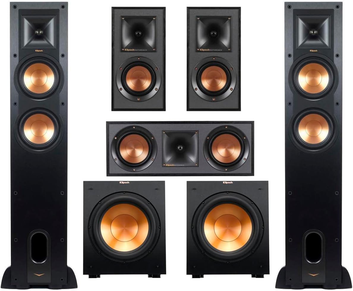 Klipsch Reference 5.2 Home Theater Pack for Immersive Sound
