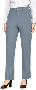 Bamans Dress Pants Women Work Business Pants Tummy Control High Wear