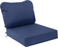 Outdoor Deep Seat Cushions Navy Blue - Comfortable Waterproof