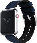 Cordura Fabric & Silicone Hybrid Apple Watch Band - Durable Comfort