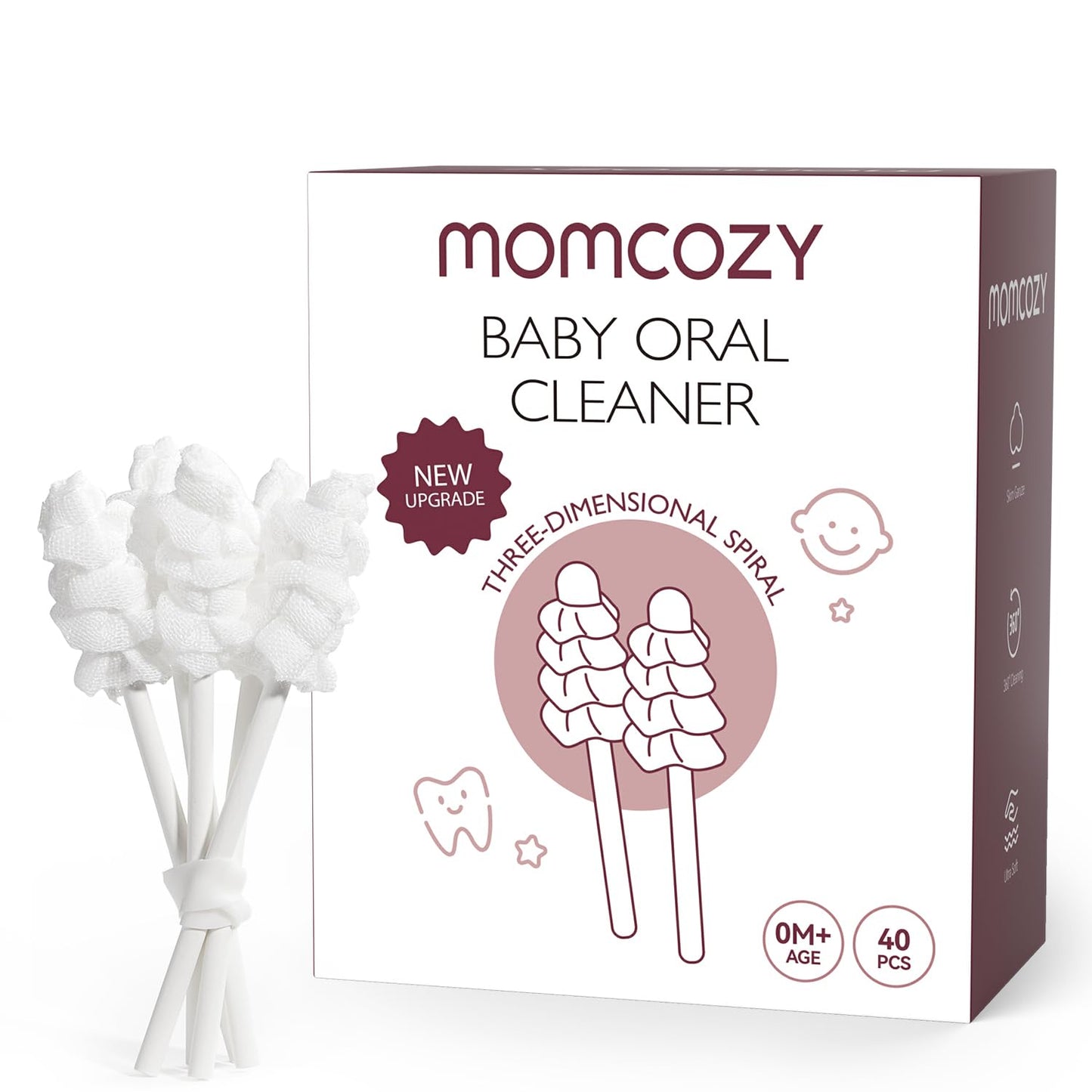 Momcozy Baby Tongue Cleaner - Gentle Infant Oral Care