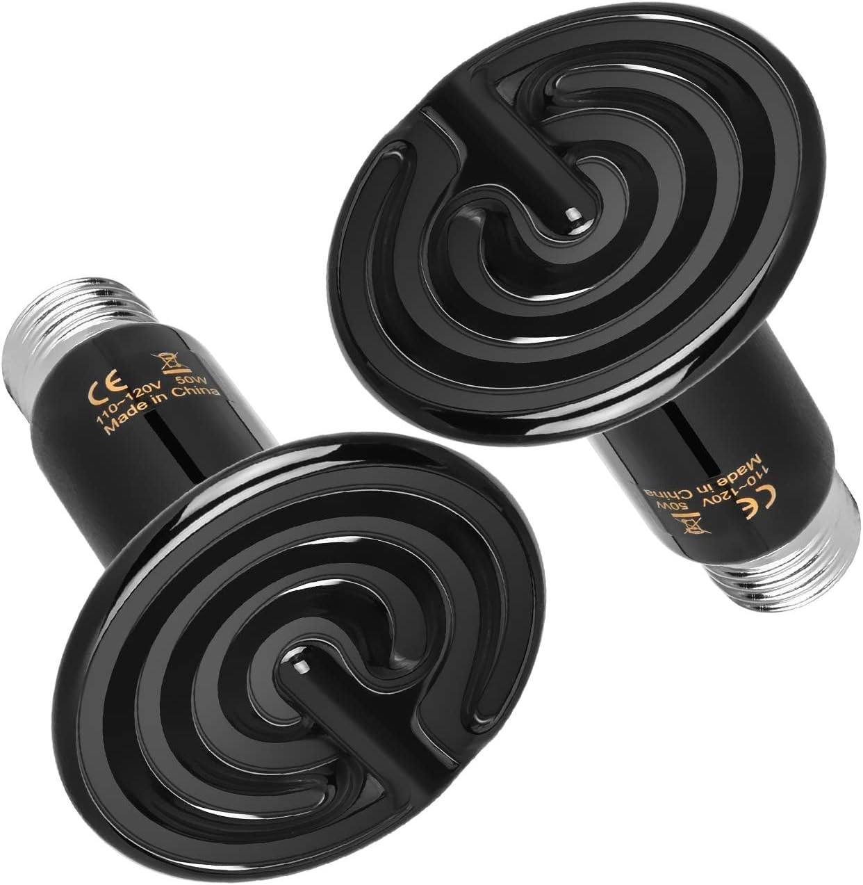 Stay Warm: Simple Deluxe 50W Reptile Heat Emitter Duo
