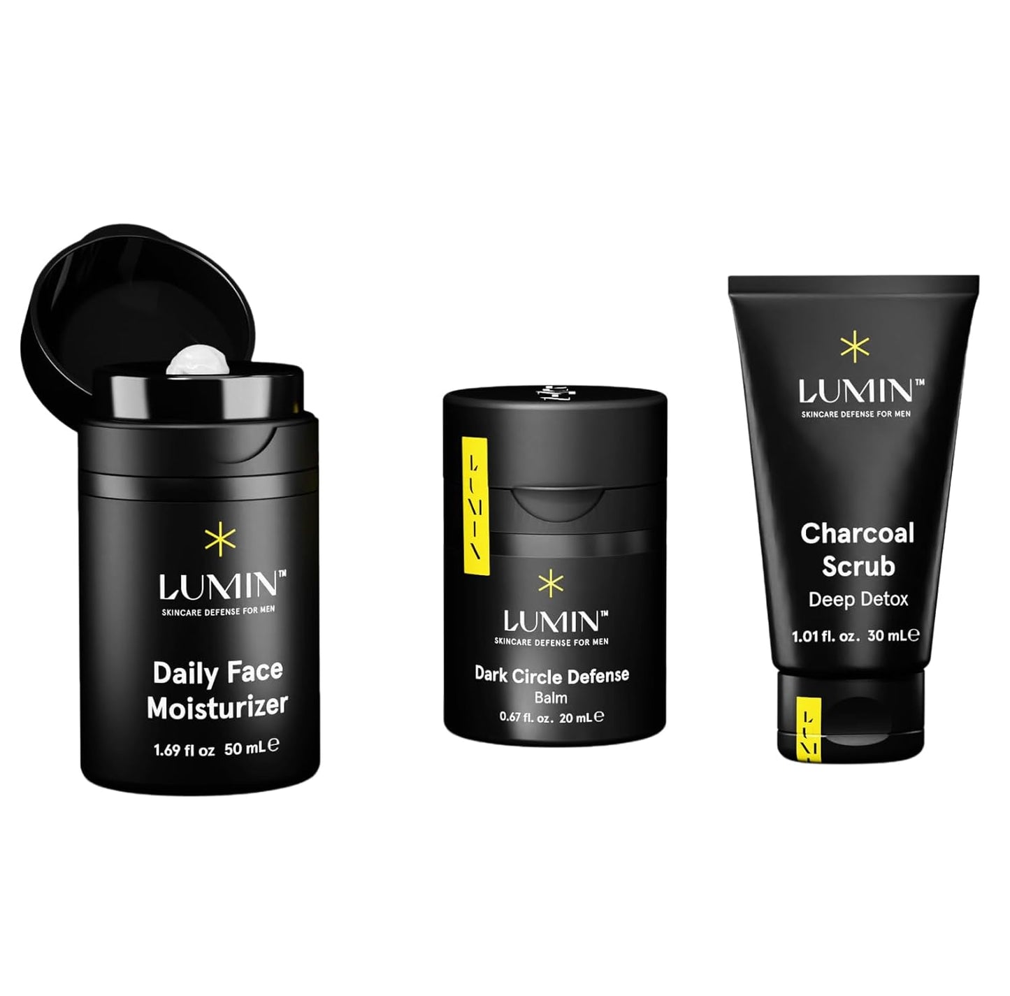 Lumin Men's Facial Care Kit - Boss Trio for Dark Circles