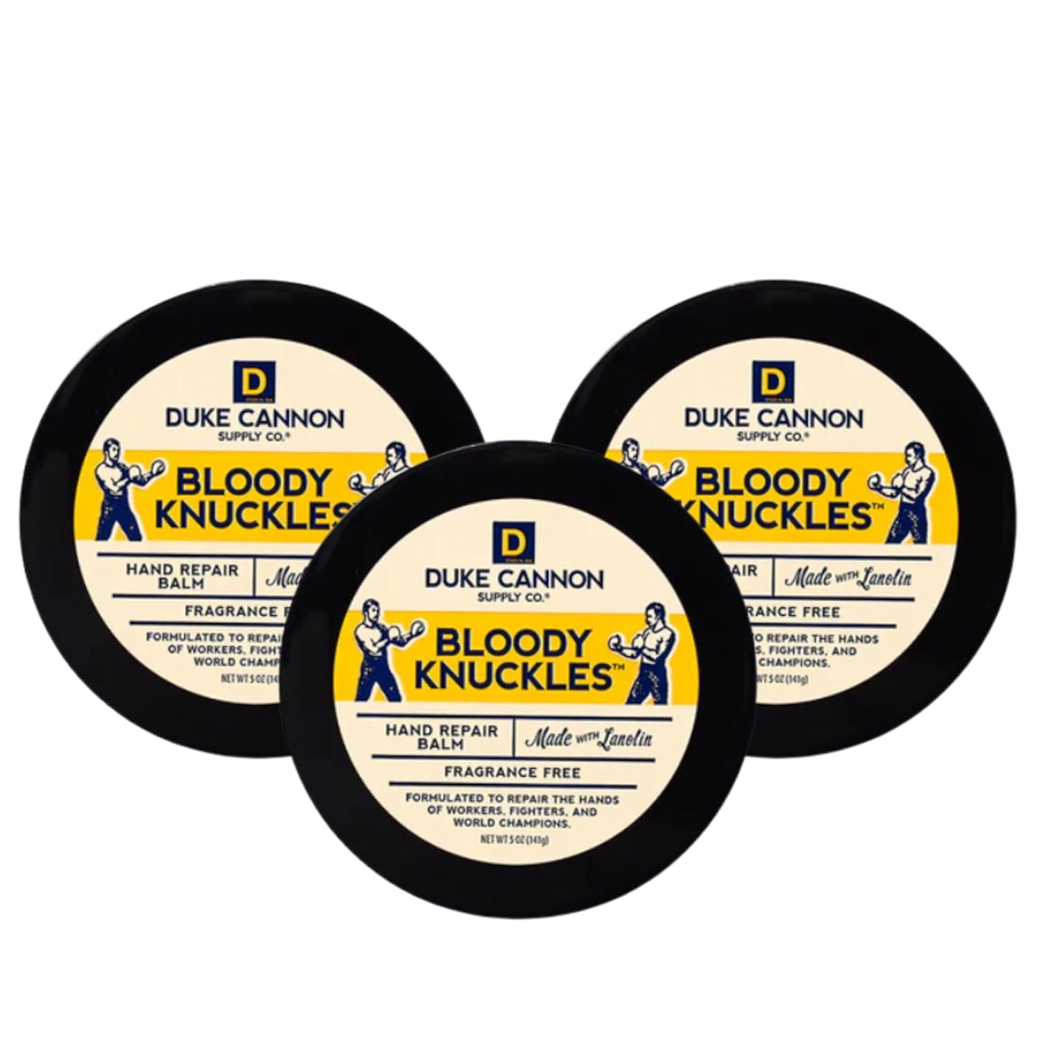 Duke Cannon Bloody Knuckles Hand Repair Balm for Tough Hands