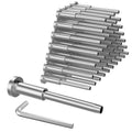BLIKA Invisible Cable Railing Kit 50 Pack - 1/8 in T316 Receiver