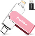 256GB Flash Drive for iPhone and iPad (Pink) - Plug & Play Storage