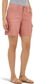 Lee Women's Ultra Lux Comfort Cargo Short - Relaxed Mid-Rise Fit