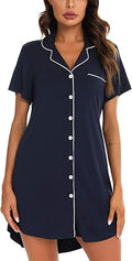 Samring Pajama Nightgown for Women - Comfortable Sleepwear Top