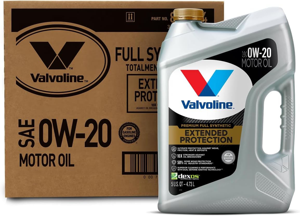 Valvoline Extended Protection Full Synthetic Motor Oil 0W-20