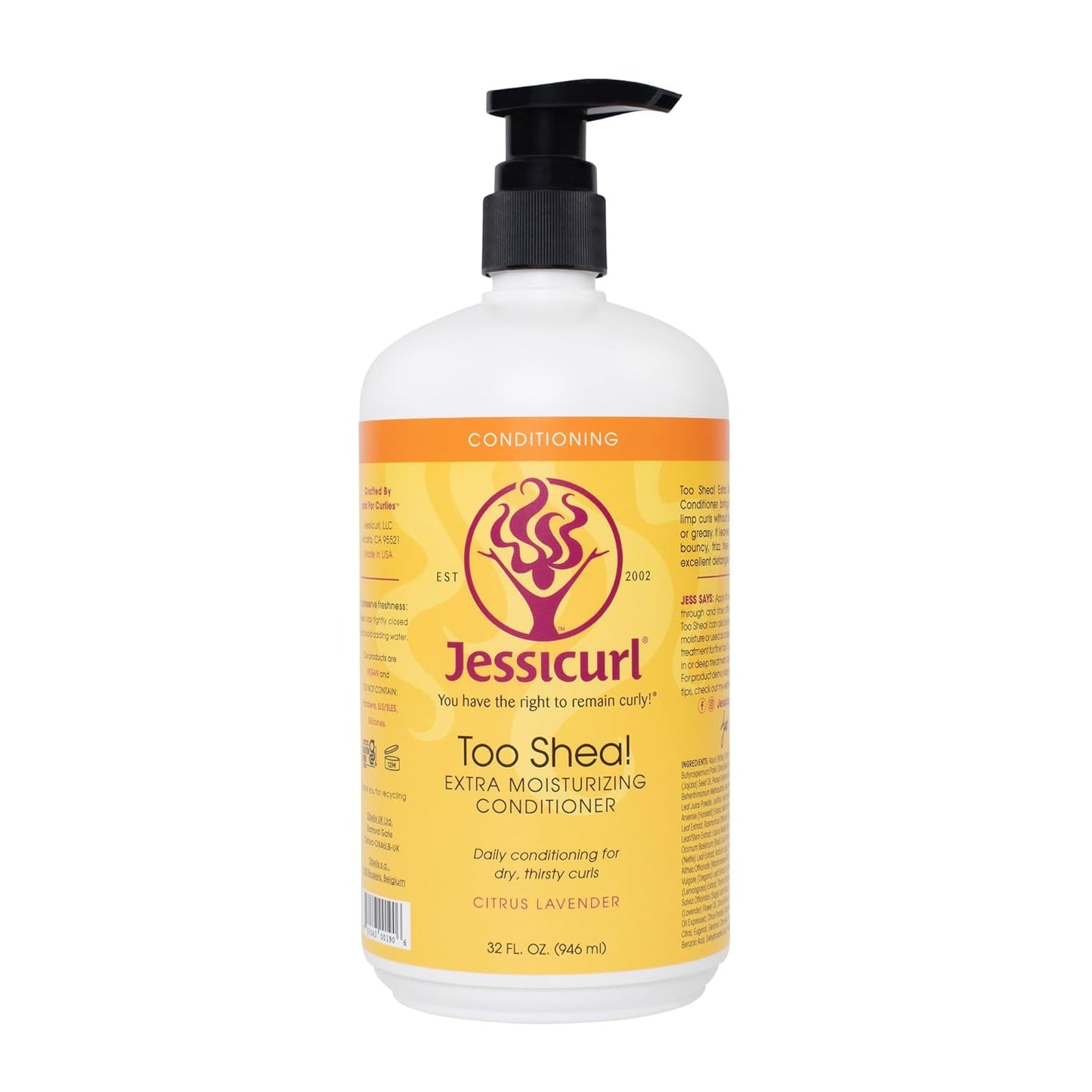 Too Shea! Extra Moisturizing Conditioner for Curly Hair 32 Fl oz