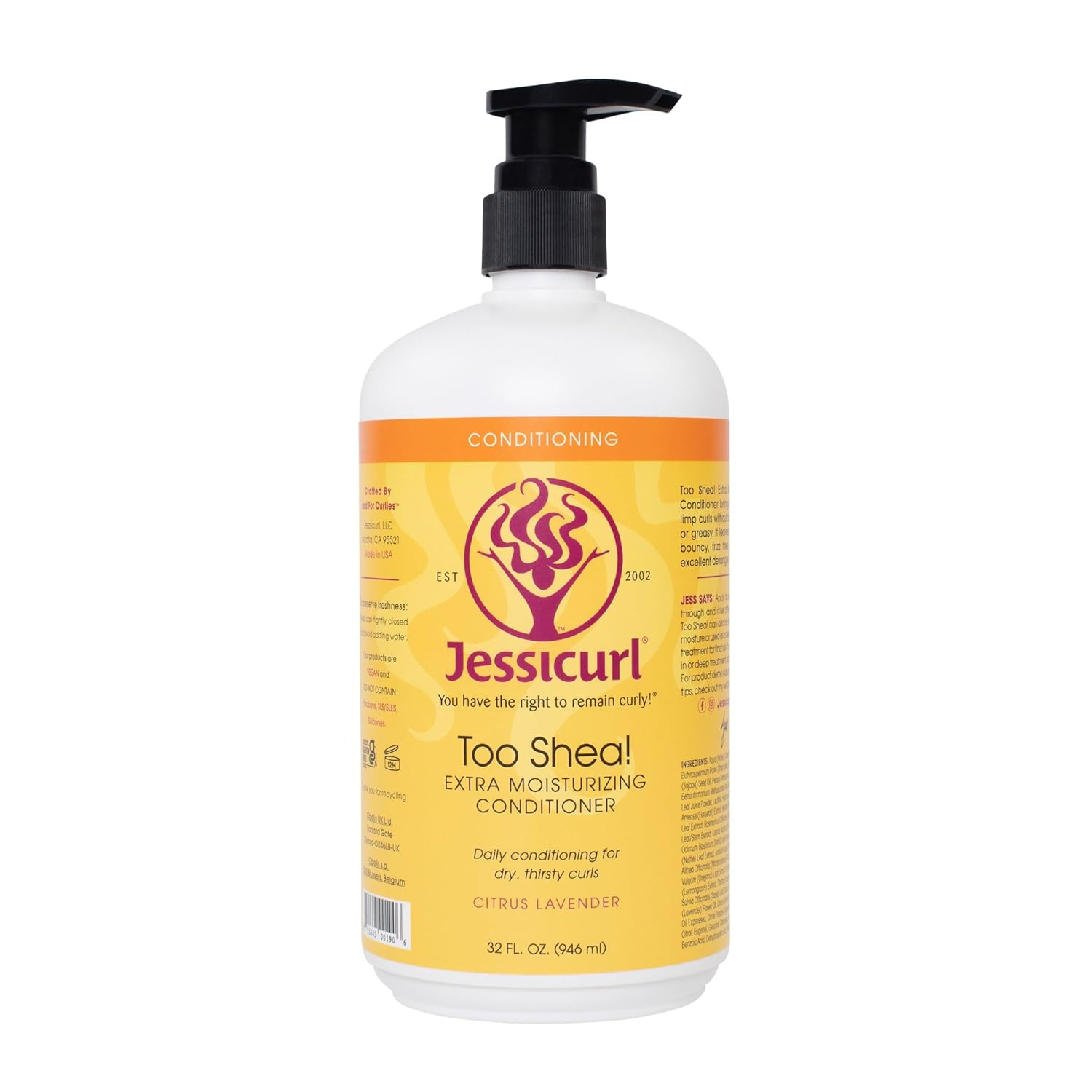 Too Shea! Extra Moisturizing Conditioner for Curly Hair 32 Fl oz