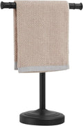 RUMOSE 13 Inch Matte Black Towel Stand for Bathroom and Kitchen