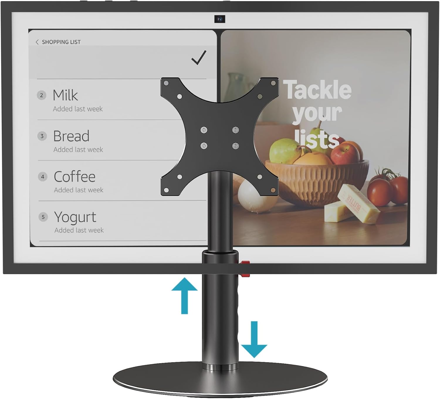 Adjustable Stand for Echo Show 21: Durable Aluminum Alloy Holder