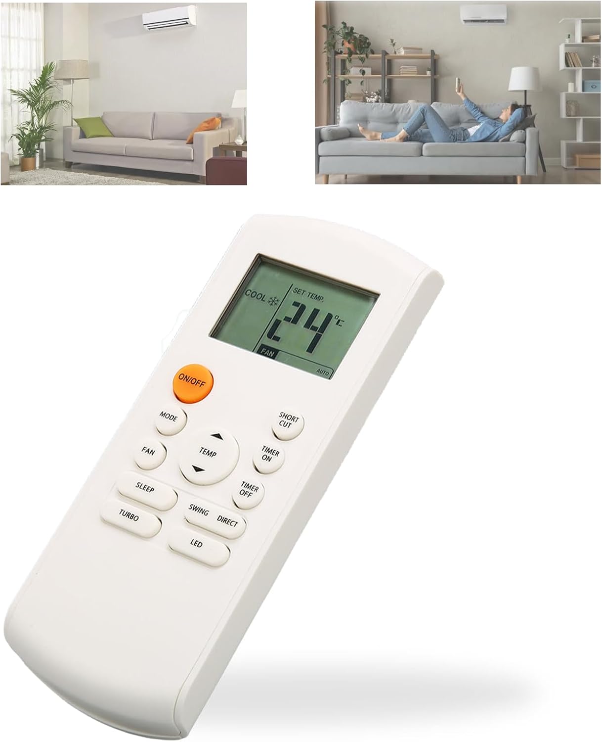 Universal AC Remote Control Replacement, KUIDAMOS