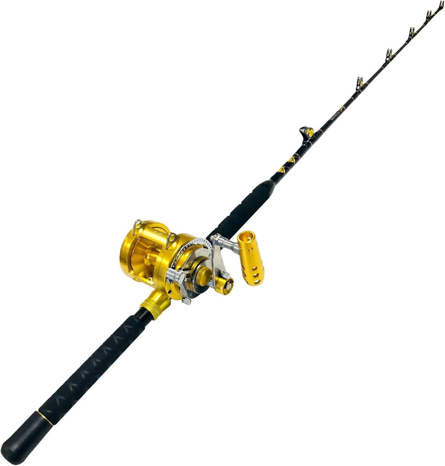 EatMyTackle 30 Wide 2 Speed Fishing Reel Combo - Tournament Ready!