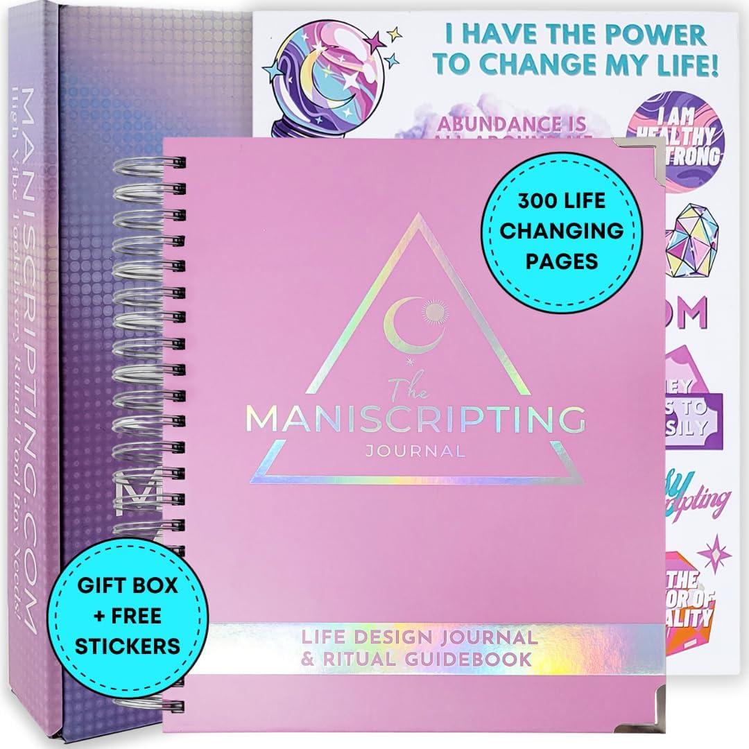 Maniscripting Journal: 90-Day Guided Journal for Self-Discovery