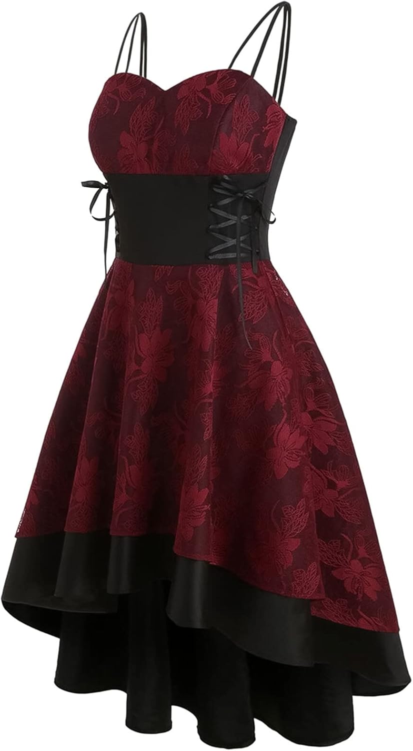Womens Vintage Steampunk Dress for Gothic and Halloween Styles