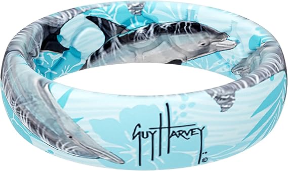Groove Life Guy Harvey Silicone Ring - Unique Comfort Fit Design