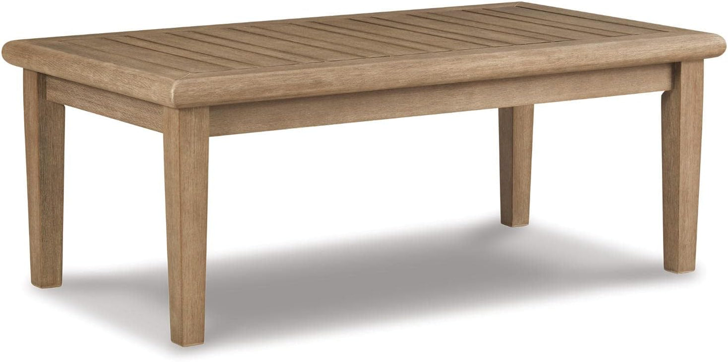 Contemporary Outdoor Rectangular Cocktail Table for Stylish Patios