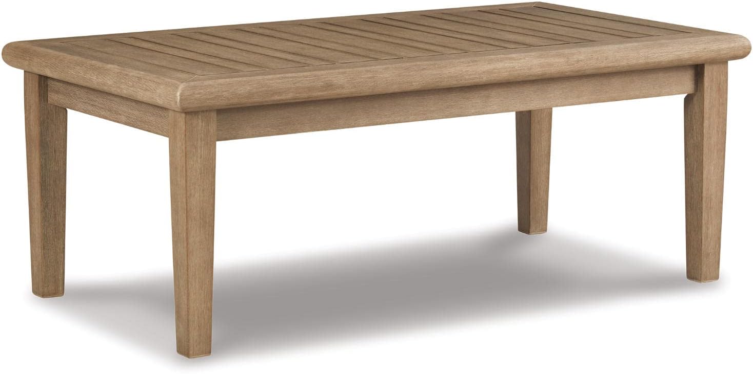 Contemporary Outdoor Rectangular Cocktail Table for Stylish Patios