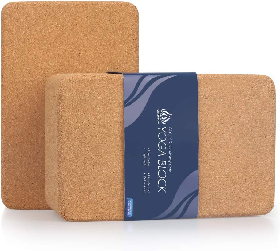 Improve Your Yoga Practice with 2 Pack Cork Blocks