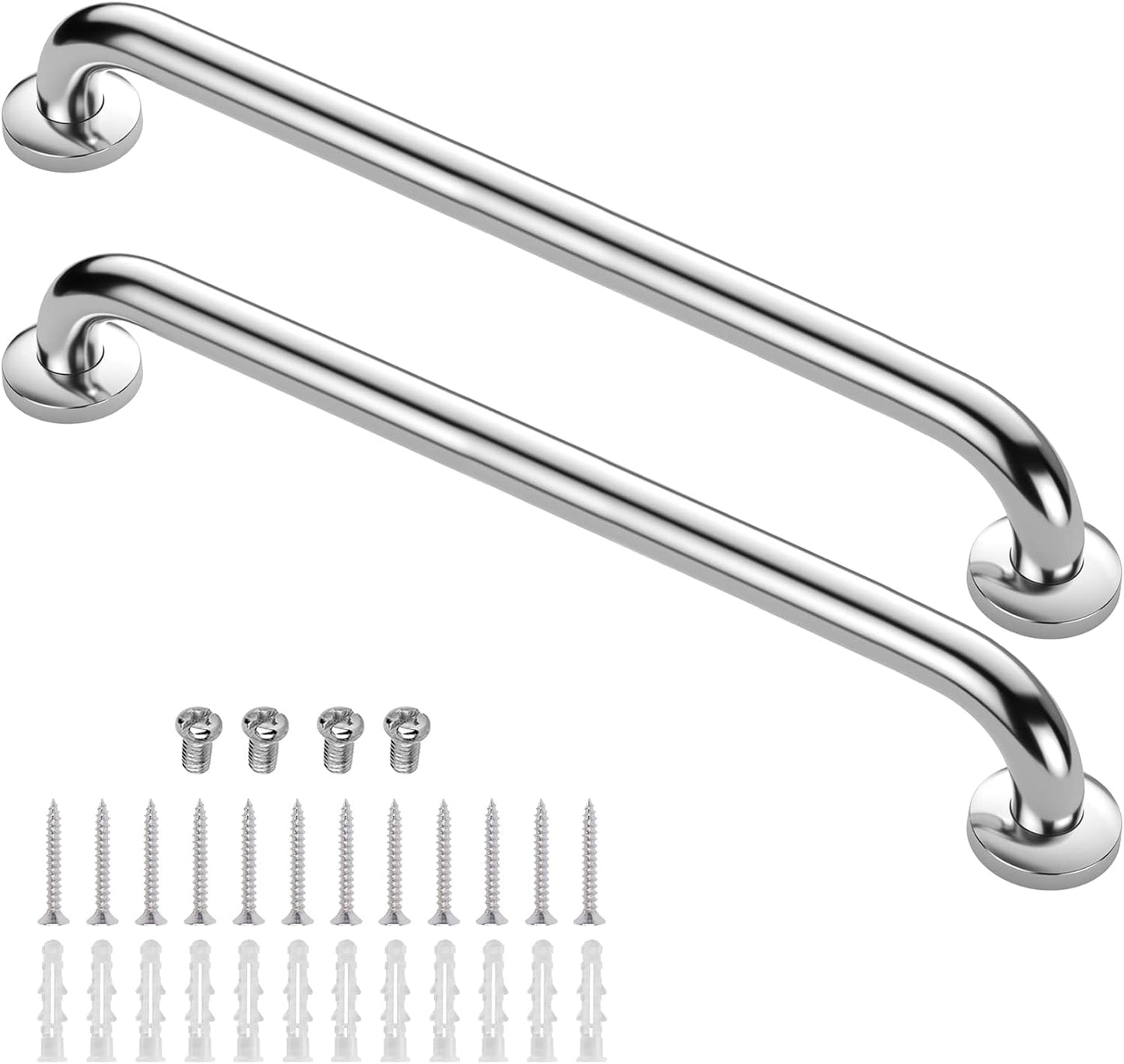 Gotega Shower Grab Bar 2 Pack for Safe Bathroom Use