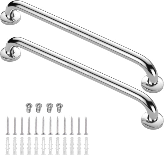 Gotega Shower Grab Bar 2 Pack for Safe Bathroom Use