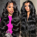 30 Inch Body Wave Lace Front Wig 13x6 HD Lace - Natural Look