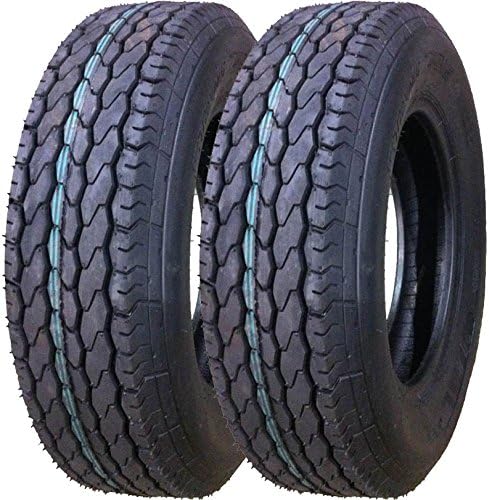 WANDA Set of 2 Free Country Trailer Tires ST 205/75D15 Deep Tread