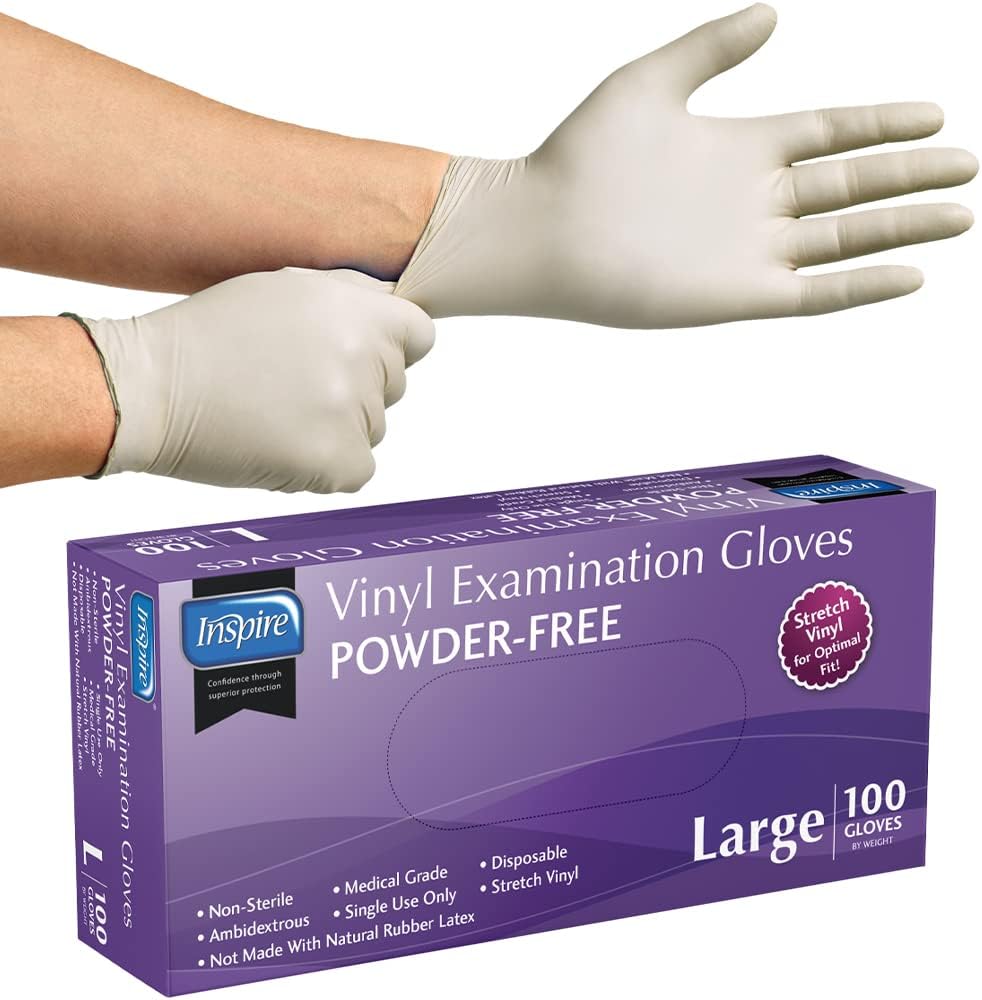 Powder-Free Stretch Vinyl Cooking Gloves