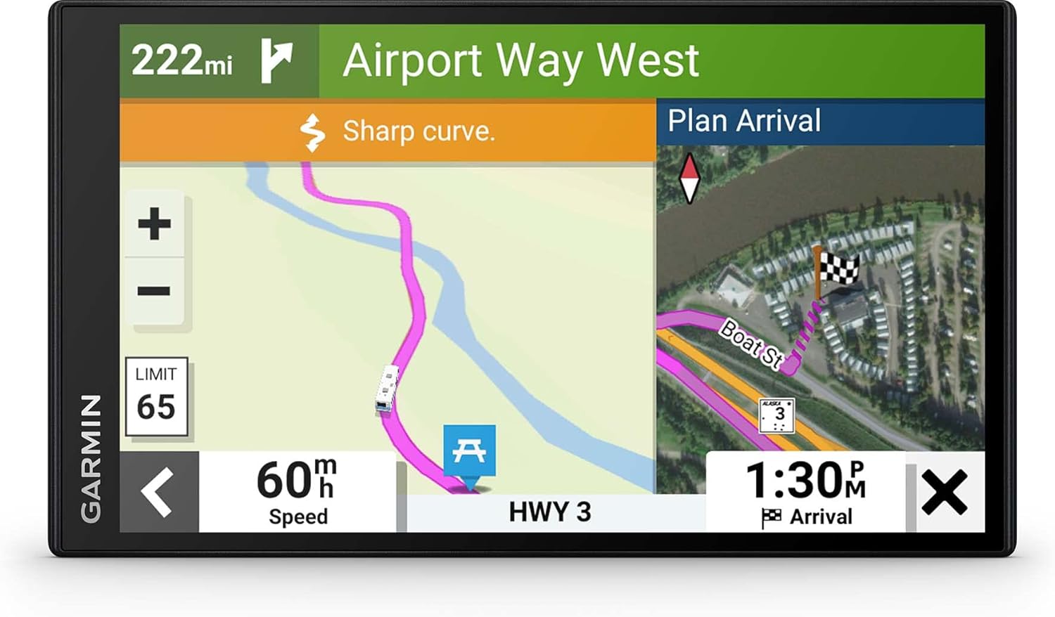 Garmin RV 795 GPS Navigator with Custom RV Routing and More
