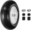 14.5in Wheelbarrow Tire 3.50-8 Flat Free Replacement - Durable Solid