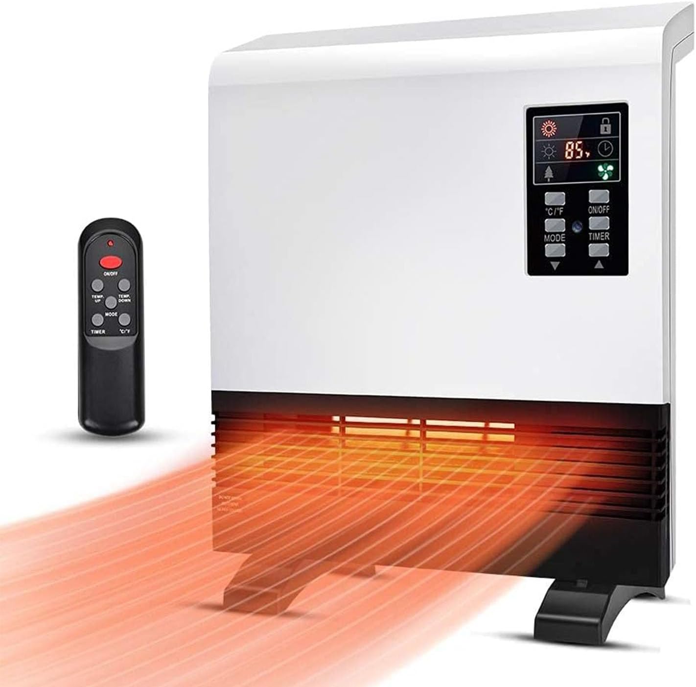 Air Choice 1500W Electric Wall Heater: Remote Control, Quick Heat