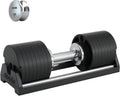 SNODE AD80 Drop Proof 80 lb Adjustable Dumbbell - Fast Dial Adjustment