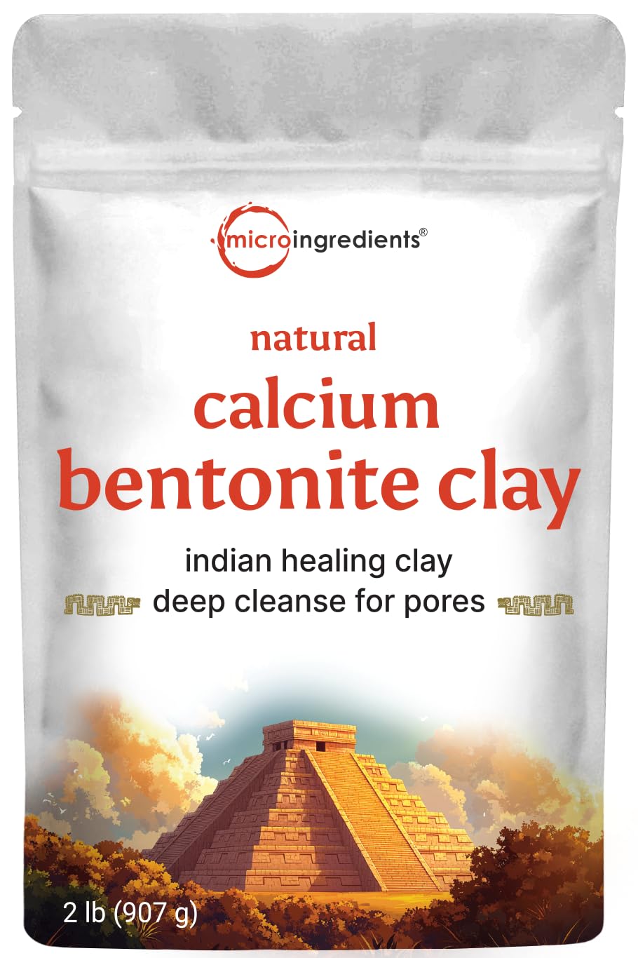 Indian Healing Clay Powder, 2lbs | Detox & Cleanser