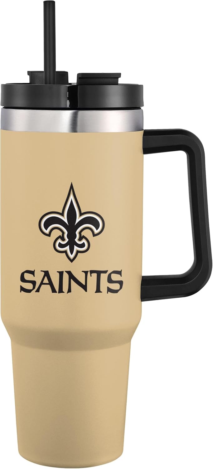 NFL Team Logo Insulated Travel Mug 40oz XL Tumbler Review