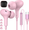 APETOO USB C Earphones: Noise Isolation, Mic - iPhone/Samsung/iPad/Pixel/Oneplus