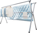Clothes Drying Rack 79 in Folding Indoor Outdoor - Heavy Duty