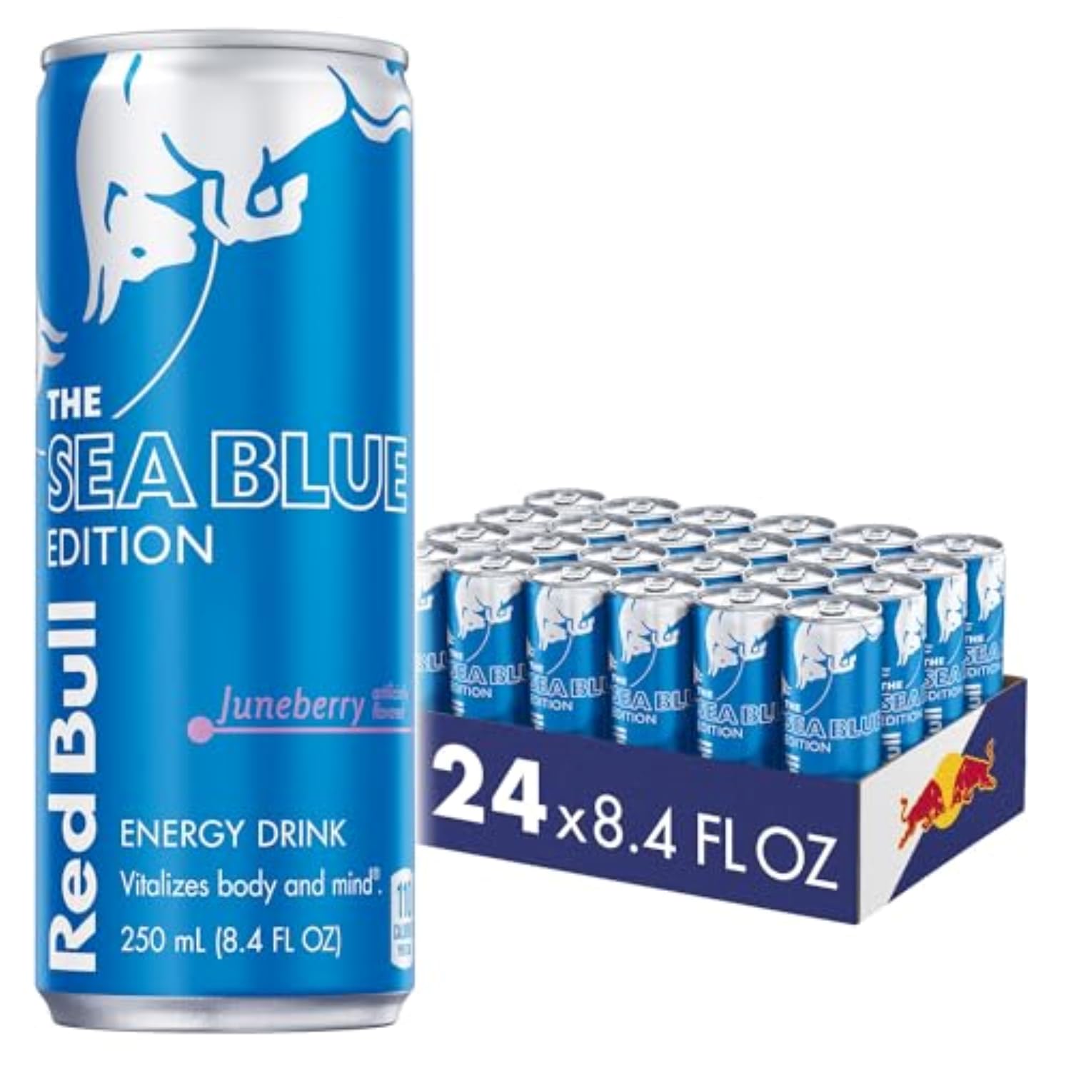 Red Bull Sea Blue Edition Energy Drink with Juneberry Flavor