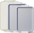 Non Stick Ceramic Baking Sheet Pan Set of 3 - Versatile Oven Trays