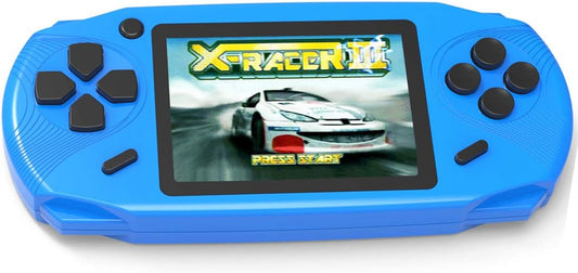 100 HD Classic Games Handheld | 3.0'' Screen | USB Rechargeable | Blue